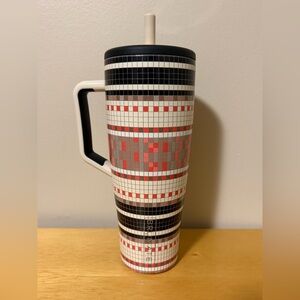 BRUMATE Black Motif Tile 40oz Era Tumbler EUC